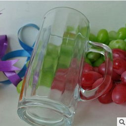 廠家直銷創(chuàng)意條紋玻璃扎啤杯 打造爆款促銷禮品，點亮日用百貨新商機(jī)